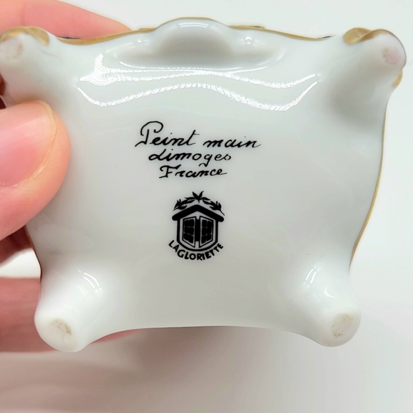 Authentic Limoges Royal Throne Trinket Box with Sceptor, Peint Mein w/ Gold Gilt - Picture 10 of 10